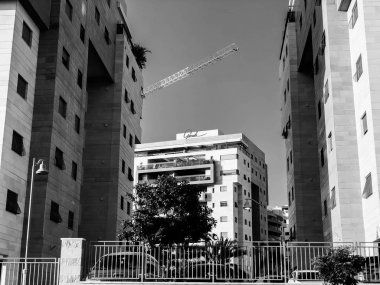 Rishon Le Zion, İsrail-23 Nisan 2018: yüksek konut bina Rishon Le Zion, İsrail.