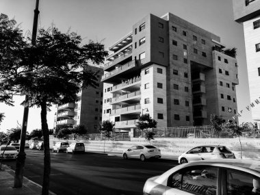 Rishon Le Zion, İsrail-23 Nisan 2018: yüksek konut bina Rishon Le Zion, İsrail.