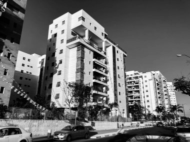 Rishon Le Zion, İsrail-23 Nisan 2018: yüksek konut bina Rishon Le Zion, İsrail.