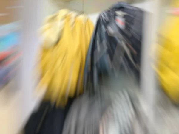 Absztrakt motion blur effekt. Háttérként, bokeh shopping mall — Stock Fotó