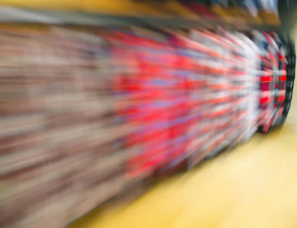 Efeito abstrato de borrão de movimento. Shopping center como fundo, bokeh — Fotografia de Stock