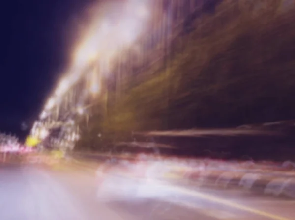 Αφηρημένη motion blur επίδραση. Αυτοκίνητα στο δρόμο. — Φωτογραφία Αρχείου