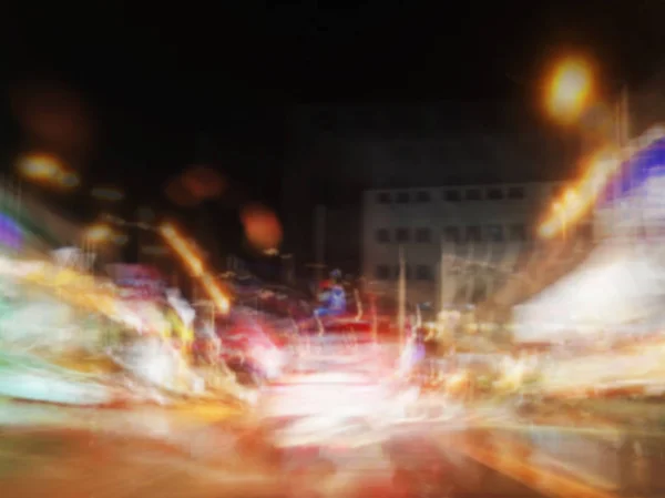 Αφηρημένη motion blur επίδραση. Αυτοκίνητα στο δρόμο. — Φωτογραφία Αρχείου