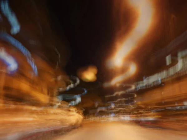 Efecto difuminado de movimiento abstracto. Coches en la carretera . — Foto de Stock
