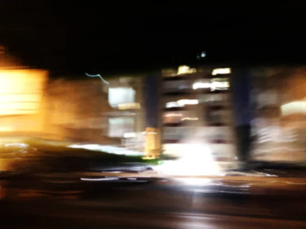 Abstract motion blur effect. Cars on the road. — Stock Photo, Image