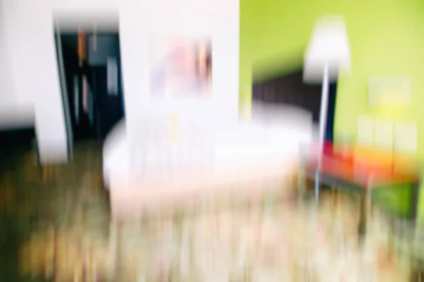 Room interior for background. Abstract motion blur effect — Stock Photo, Image