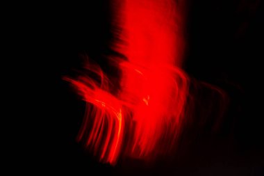 Motion blur efekti abstract, uzun pozlama üzerinde ateş.