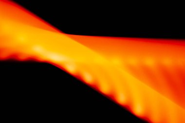 Motion blur efekti abstract, uzun pozlama üzerinde ateş.