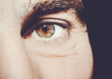 Güzel, anlayışlı bir bakış. Yakın çekim..