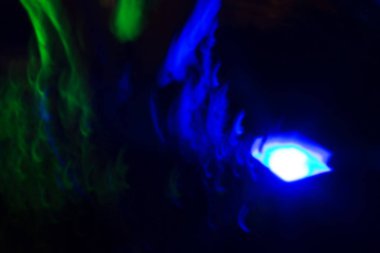 Motion blur efekti abstract, uzun pozlama üzerinde ateş