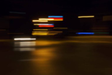 Motion blur efekti abstract, uzun pozlama üzerinde ateş