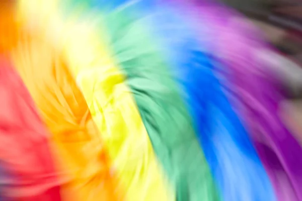 Радужный флаг геев, эффект абстрактного размытия движений — стоковое фото