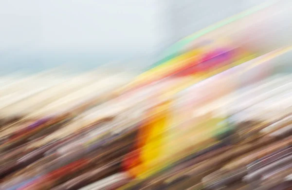 Радужный флаг геев, эффект абстрактного размытия движений . — стоковое фото