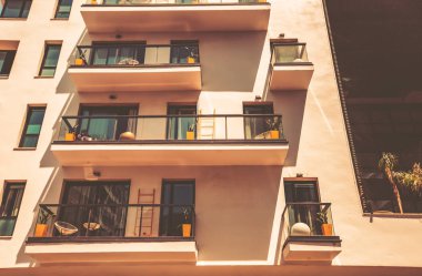 Bina Tel Aviv, İsrail - 8 Haziran 2018: yüksek Tel Aviv, İsrail.