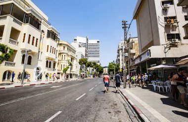 Bina Tel Aviv, İsrail - 8 Haziran 2018: yüksek Tel Aviv, İsrail.