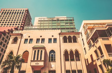 Bina Tel Aviv, İsrail - 8 Haziran 2018: yüksek Tel Aviv, İsrail.