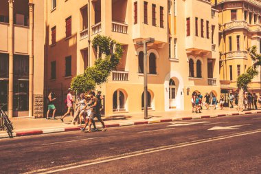 Bina Tel Aviv, İsrail - 8 Haziran 2018: yüksek Tel Aviv, İsrail.