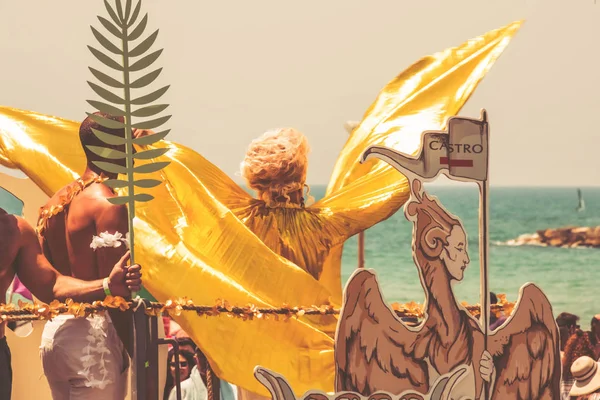 TEL AVIV, ISRAEL- 8 Haziran 2018: Tel Aviv 'de Gay Onur Yürüyüşü, İsrail