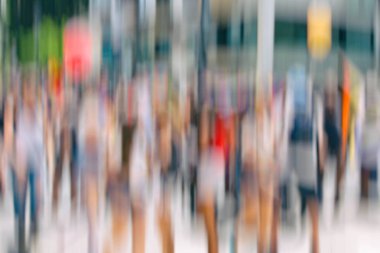 Gay Pride Parade, Tel Aviv, soyut hareket bulanıklığı etkisi.