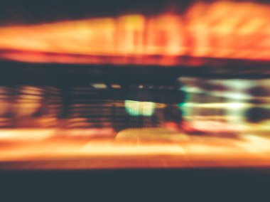 Soyut hareket bulanıklığı etkisi. Sokaklarda ışıkları. 
