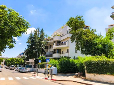 Rishon Le Zion, İsrail-18 Haziran 2018: yüksek konut bina Rishon Le Zion, İsrail.