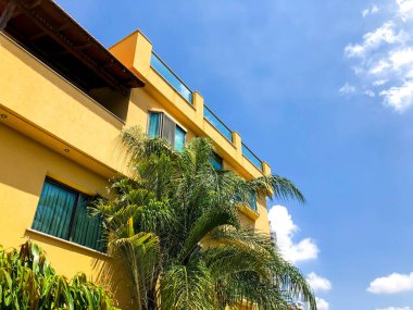 Rishon Le Zion, İsrail-18 Haziran 2018: özel modern ev sokaklarda Rishon Le Zion, İsrail