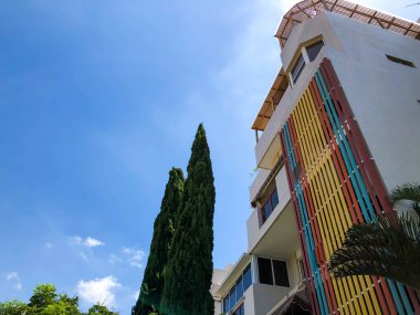 Rishon Le Zion, İsrail-18 Haziran 2018: yüksek konut bina Rishon Le Zion, İsrail.