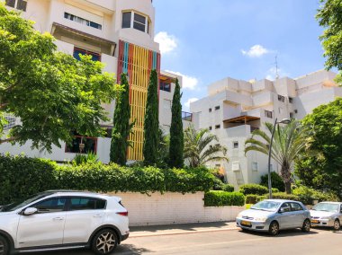 Rishon Le Zion, İsrail-18 Haziran 2018: yüksek konut bina Rishon Le Zion, İsrail.