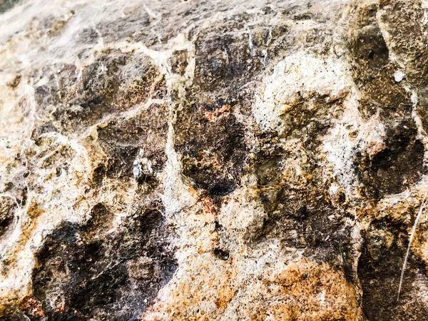 Primo piano del muro di pietra naturale. Struttura della parete di pietra — Foto Stock