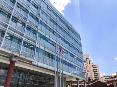 Rishon Le Zion, İsrail-18 Haziran 2018: Belediye bina Rishon Le Zion, İsrail.