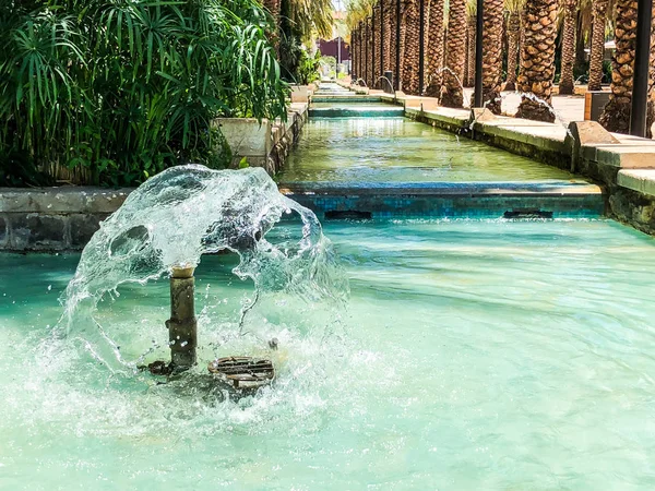 Rishon Le Zion, İsrail-18 Haziran 2018: çeşmeler City park Rishon Le Zion, İsrail.