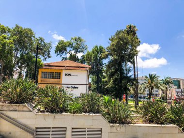  Rishon Le Zion, İsrail - 18 Haziran 2018: Rishon Le Zion, İsrail central Park'ta görünümünü