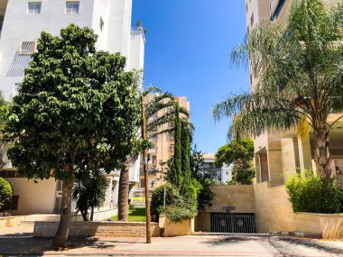 Rishon Le Zion, İsrail-20 Haziran 2018: yüksek konut bina Rishon Le Zion, İsrail