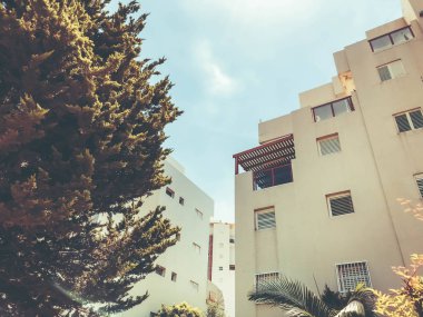 Rishon Le Zion, İsrail-18 Haziran 2018: yüksek konut bina Rishon Le Zion, İsrail 
