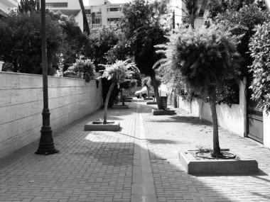 Rishon Le Zion, İsrail - 30 Nisan 2018: Street Rishon Lezion, İsrail