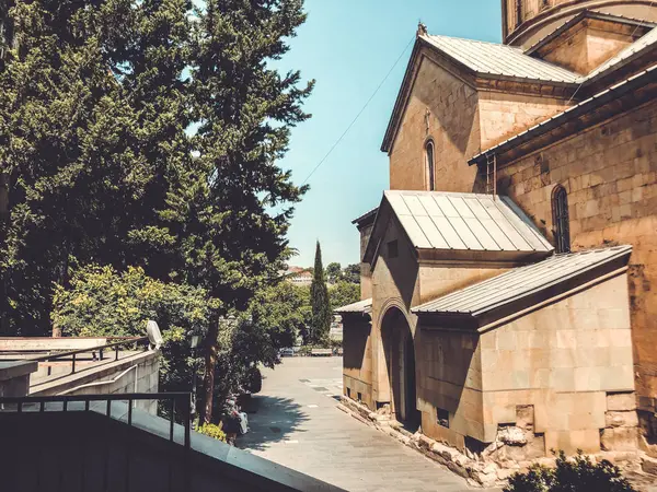 多尔米翁主教座堂（英语：Sioni Cathedral of the Dormition）是格鲁吉亚第比利斯的一座格鲁吉亚东正教主教座堂。. — 图库照片