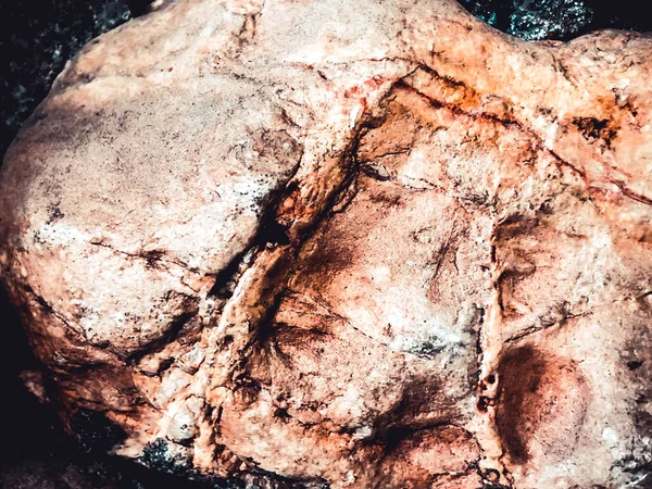 Primo piano del muro di pietra naturale. Struttura della parete di pietra — Foto Stock