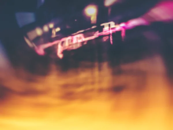 Absztrakt motion blur effekt. A fények az utcán. Nézd az autó — Stock Fotó