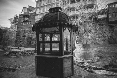 İle Abanotubani bölgesinde eski kasaba Tiflis Gürcistan