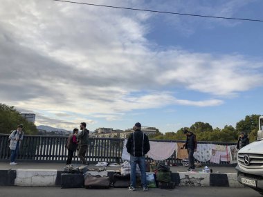 Tiflis, Gürcistan - 07 Ekim 2018: Yıllık tatil 