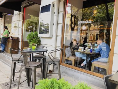 Tiflis, Gürcistan - 07 Ekim 2018: Yıllık tatil 