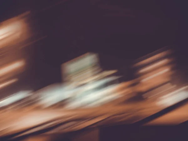 Αφηρημένη motion blur επίδραση. Τα φώτα στους δρόμους. Θέα από το αυτοκίνητο — Φωτογραφία Αρχείου