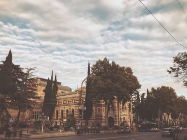 Tiflis, Gürcistan - 07 Ekim 2018: Yıllık tatil 