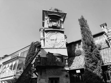 Tiflis, Gürcistan - 07 Temmuz 2018: Devlet Kukla Tiyatrosu Tiflis, Gürcistan