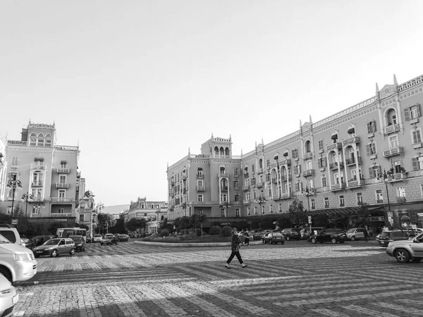 TBILISI, GEORGIA - OCTOBER 19, 2018: Вид міста Тбілісі, Agmashenebeli st. Столиця Грузії — стокове фото