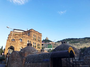 TBILISI, GEORGIA - 16 Temmuz 2018: Gürcistan 'ın Tiflis kentindeki 