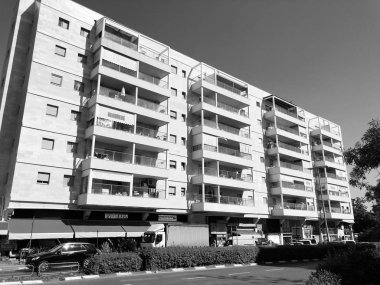 Rishon Le Zion, İsrail - 27 Haziran 2018: Konut bina Rishon Le Zion, İsrail
