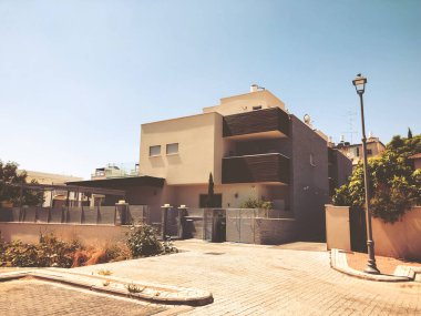 Özel modern ev sokaklarda Rishon Le Zion, İsrail