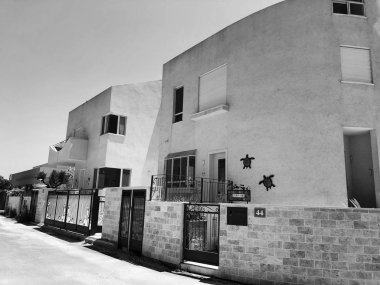 Rishon Le Zion, İsrail - 27 Haziran 2018: Modern bina Rishon Le Zion, İsrail