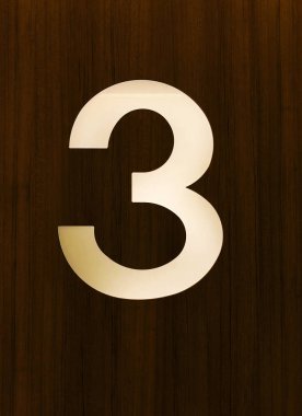 Evin önündeki 1 numara, yakın çekim